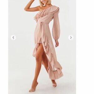 Forever 21 One Shoulder High Low Dress Maxi dress